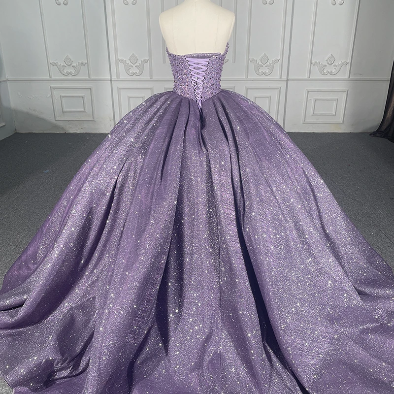 JANCEMBER Quinceanera Dresses Ball Gown Beading Vestidos De 15 Años 2024 Purple Beading Sequined DY1116 Porno Niña De 15 Años