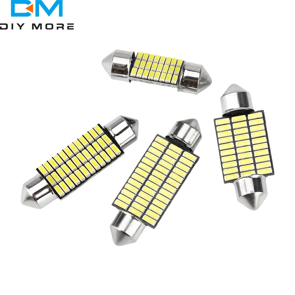 12V 2W Car Interior Ceiling Trunk License Plate Light 24/30/36/39 LED SMD 300LM Light for Roof Lights Map lights Trunk Lights