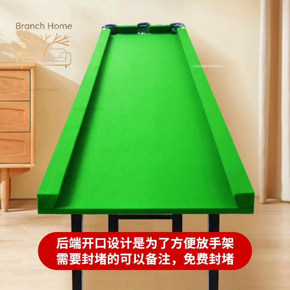 Five-point billiard table home training with warehouse edge rubber strip three-hole snooker pocket foldable training table