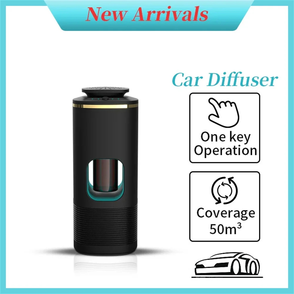 

Aroma Diffuser For Car Coverage 50m³ Car Diffuser Portable Smart Aroma Diffuser Scent Machine Aromatic Fresh Air For Car