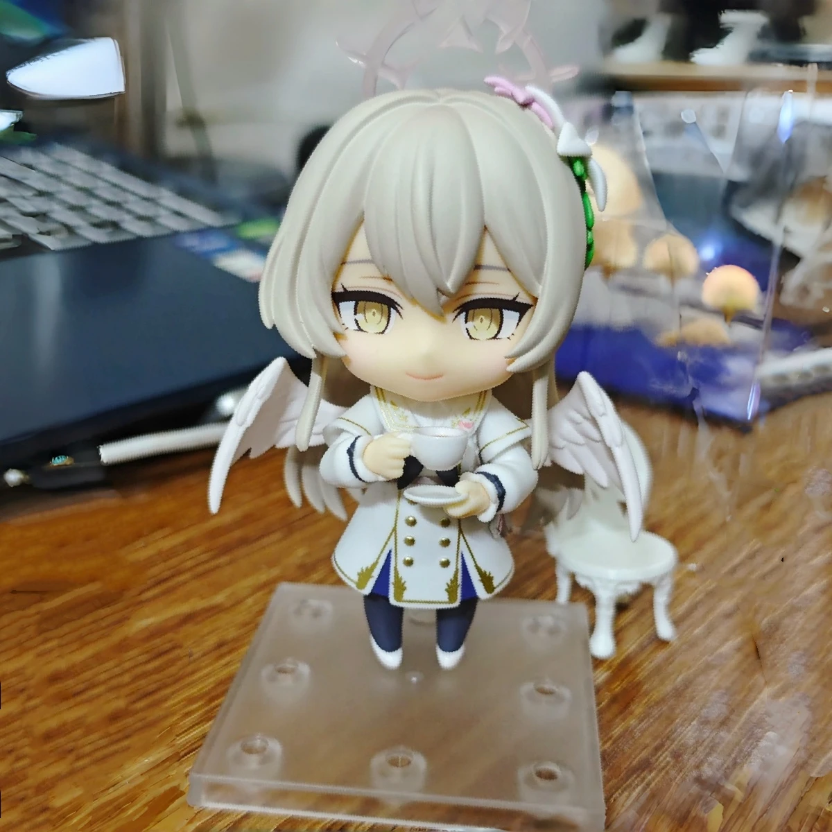 

Genuine Gsc Blue Archive Kirifuji Nagisa Anime Figure Q Version Action Model Toy 10cm Collectible Desktop Ornament Birthday Gift