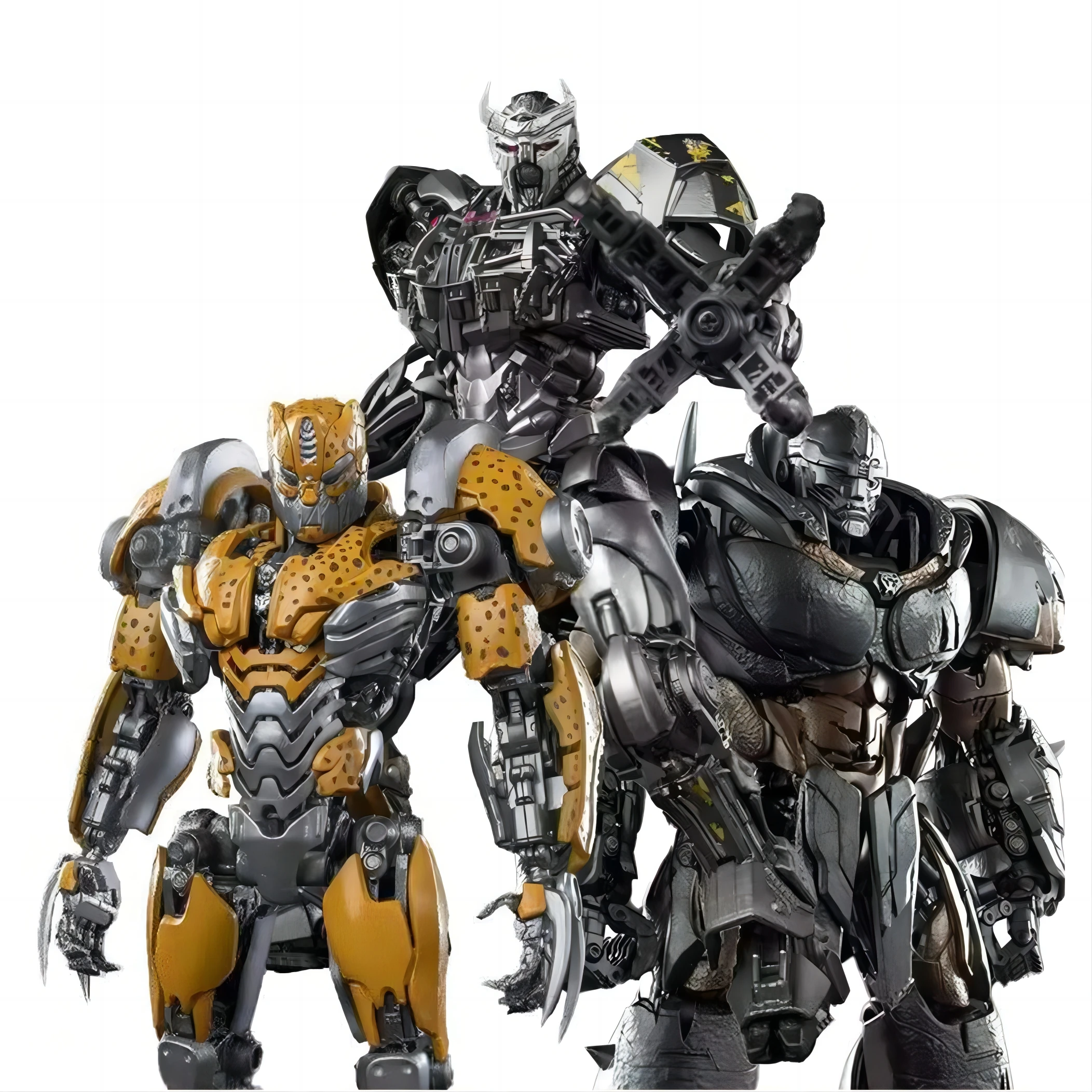 YOLOPARK Transformers : Rise of the Beasts Scourge, Cheetor & Rhinox Original Action Figure Great Collection Birthday Gift