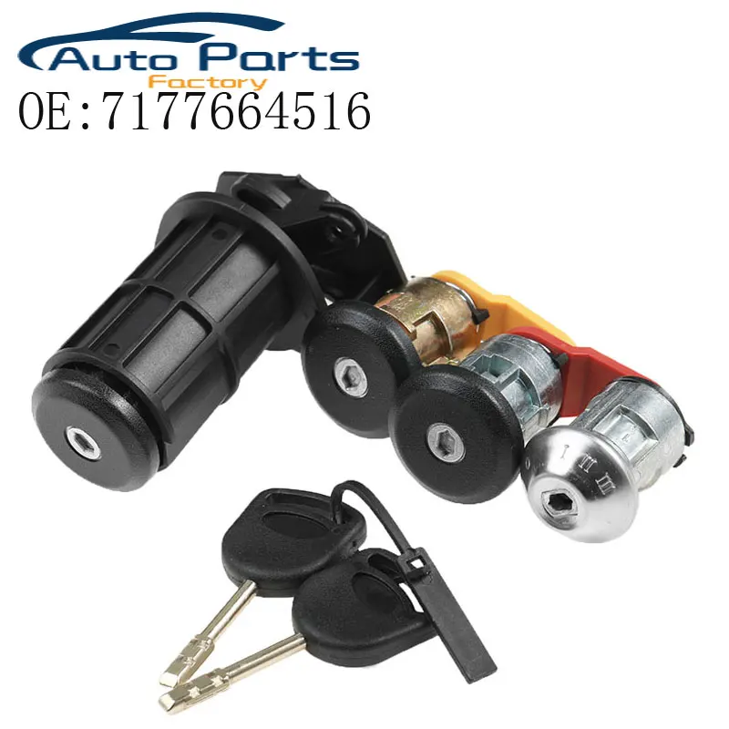 Nuovo Set completo di serrature per porte con 2 chiavi per Ford Ka Escort Fiesta 7177664516