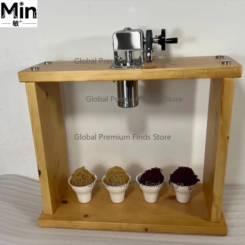 Modified Manual Mont Blanc Chestnut Cup Press Machine Ice Cream Maker with 1.2MM 1.5MM Options
