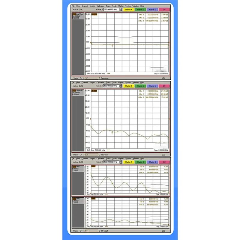 AY14 -1 Stück SMA Microstrip Power Splitter One Point Two 0,5 GHz-6 GHz RF Power Splitter RF Power Splitter Combiner Wifi 10 W