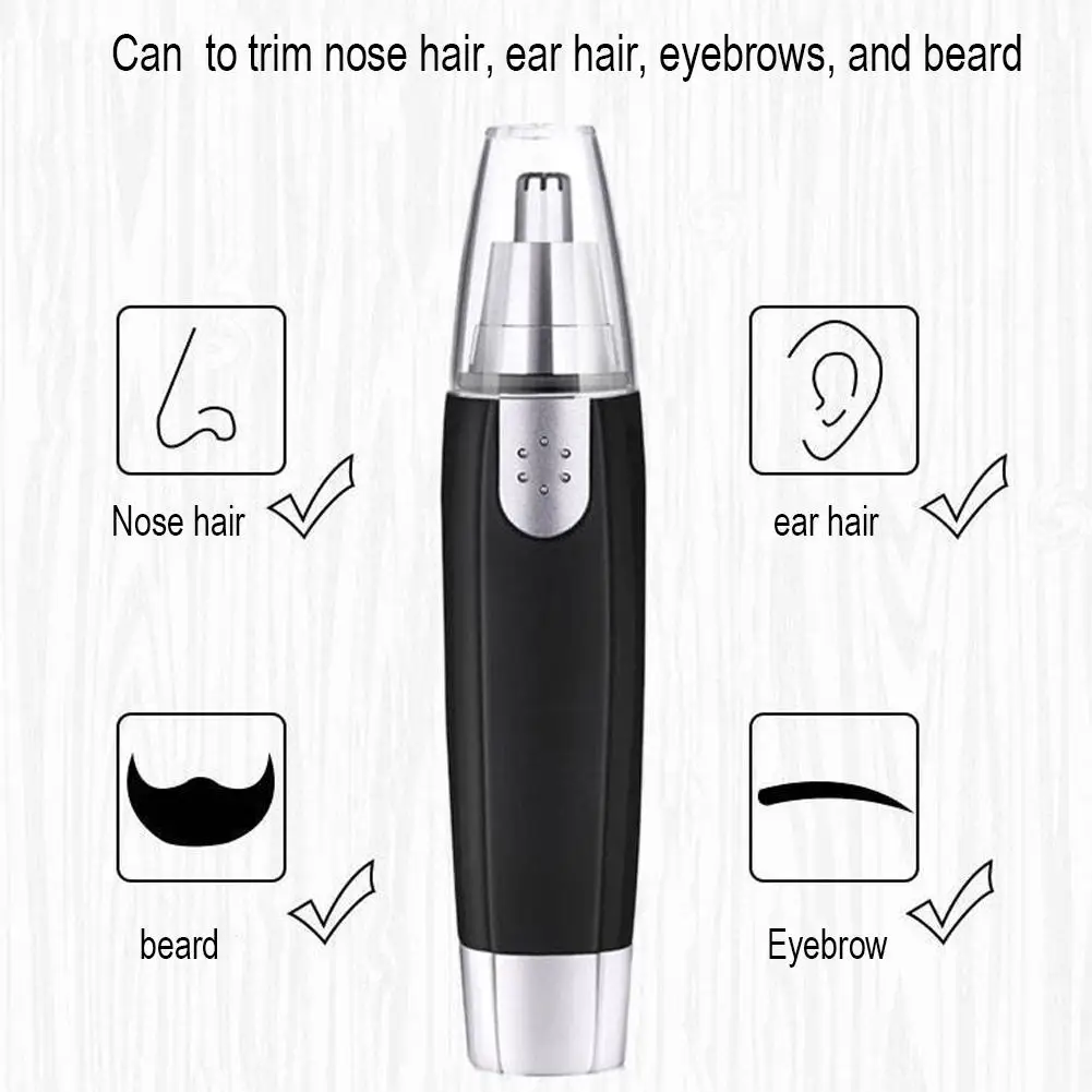 Mini afeitadora portátil para hombre y mujer, recortadora de pelo de nariz, cejas y barba, afeitadora de seguridad indolora
