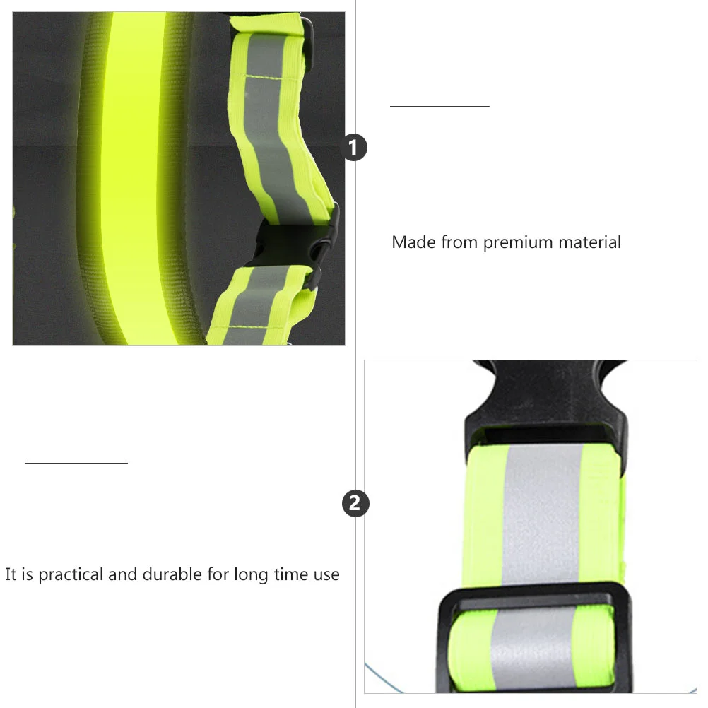 Riding Luminous Belt Night Run Mens Girdle Running Lights for Runners LED High Visibility Reflective