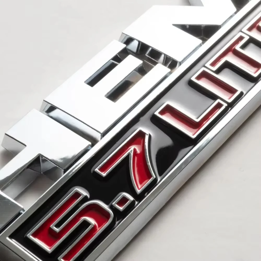 Garde-boue de porte latérale 3D avec emblemes de 5,7 لتر ذاكرة الوصول العشوائي تشالنجر جراند شيروكي 2009-2019 1500 2500 3500 #6