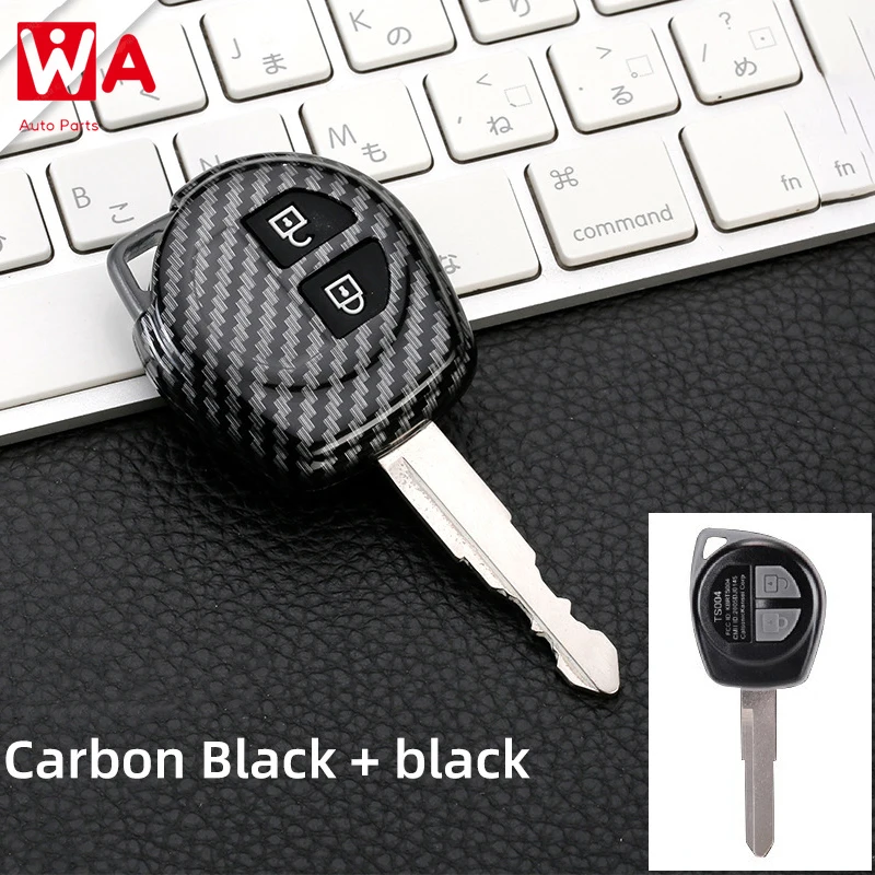 

Carbon Car Remote Key Case Cover Shell For SUZUKI SWIFT SX4 Liana Aerio Jimny Samurai Amagatarai Grand Vitara Car Key Case