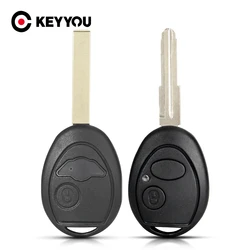 KEYYOU Key Shell Case Remote Fob Cover For BMW Mini One Cooper R50 R53 S for Rover 75 Z3 Z4 X3 X5 e46 e39 e36 e34
