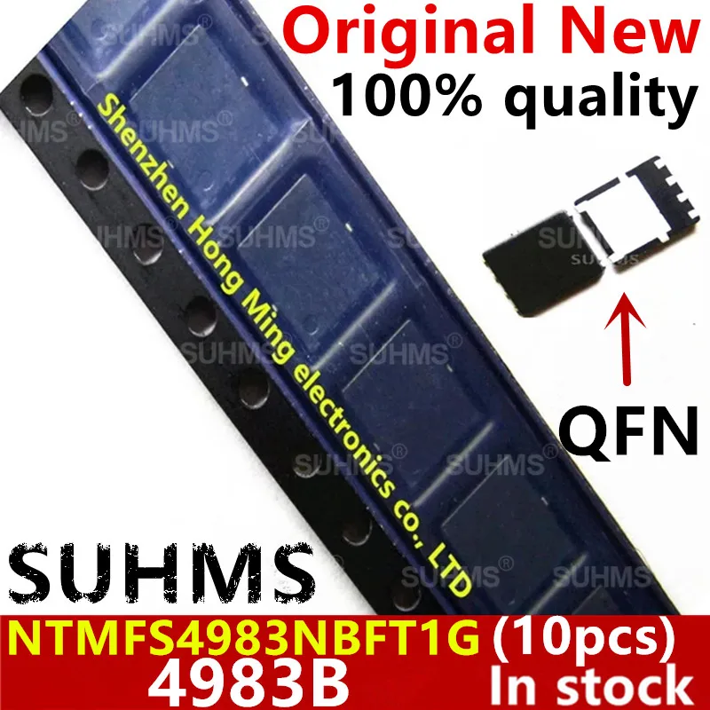 

Набор микросхем NTMFS4983NBFT1G 4983B 100% (10 шт.), новинка QFN-8