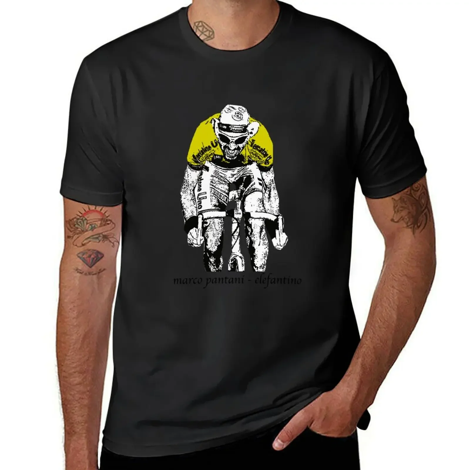 Le Tour: Marco Pantani T-Shirt funny costumes vintage graphic tee T-shirts man Men's t-shirt