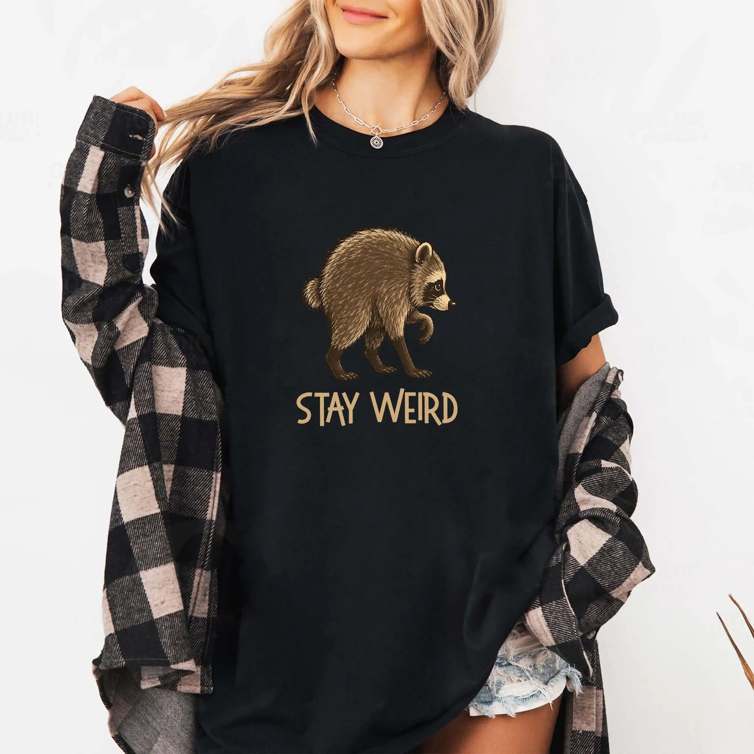 Jimothy The Racoon Graphic Tshirt, Funny Seattle Washington Meme, Local Cryptid 90s Galaxy Moon Shirt