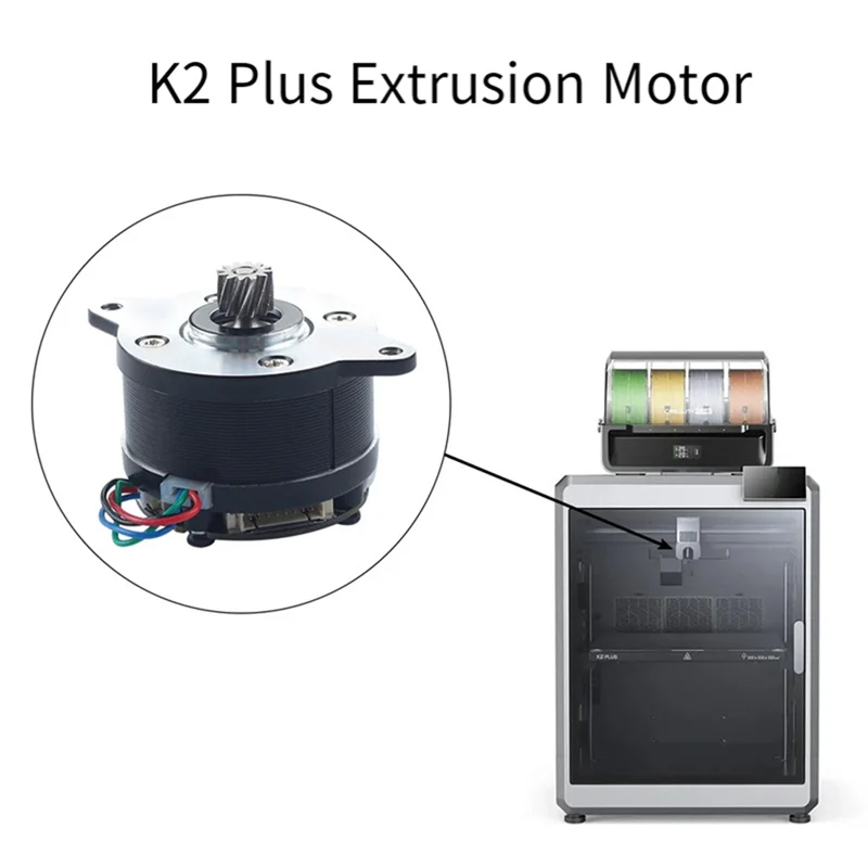 

Замена экструзионного двигателя GW-For Creality K2 Plus для K2 Plus Combo, детали круглого экструзионного двигателя оси E