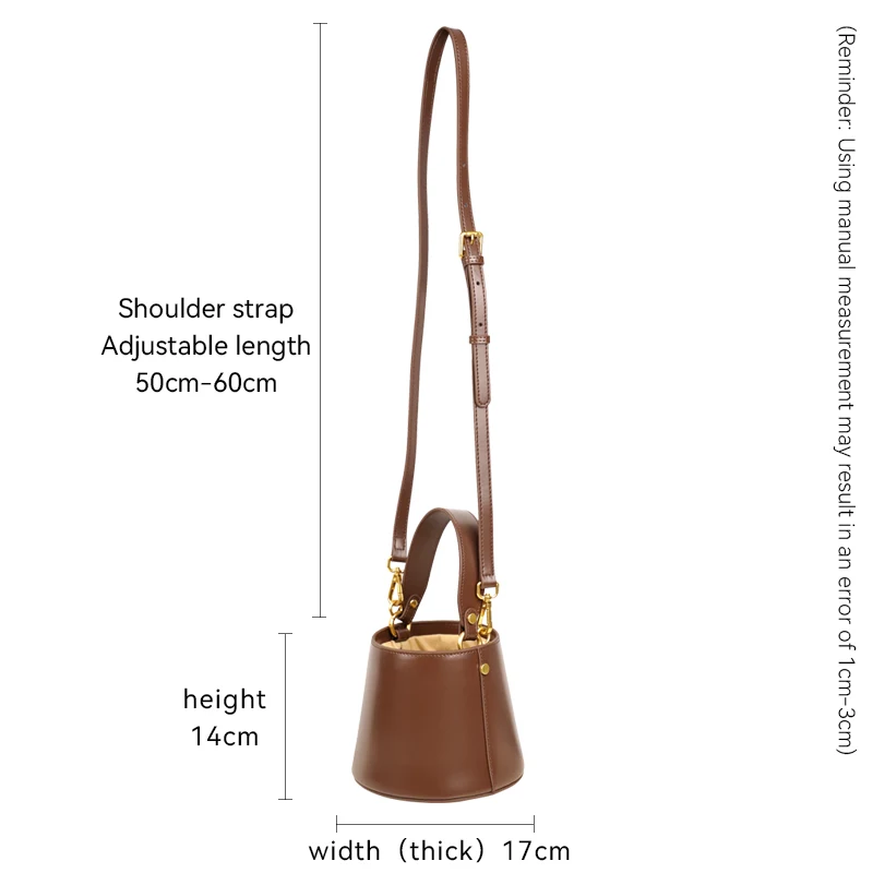 2023 Women\'s Mini Bunny Ears Drawstring Bucket Bag Luxury Brand Design Leather Shoulder Messenger Bags For Female