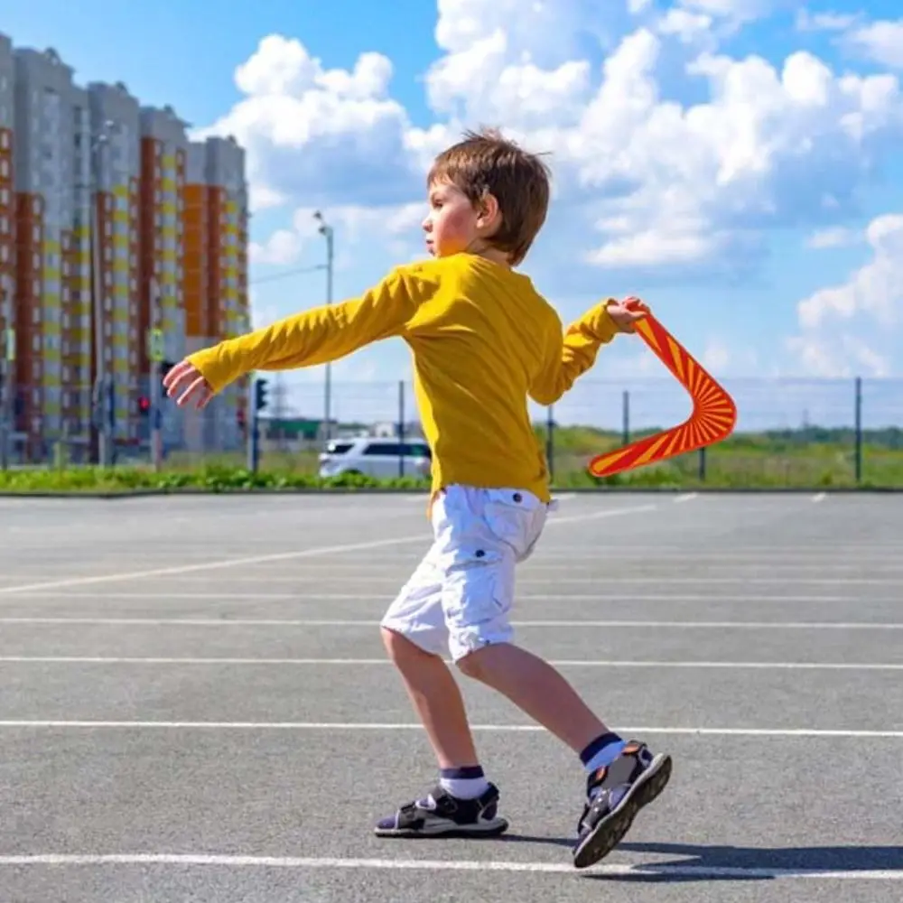 Educazione precoce Gioco interattivo Attrezzatura sportiva Boomerang Giocattolo Canguro Boomerang Volante Boomerang Giocattolo Boomerang a forma di V