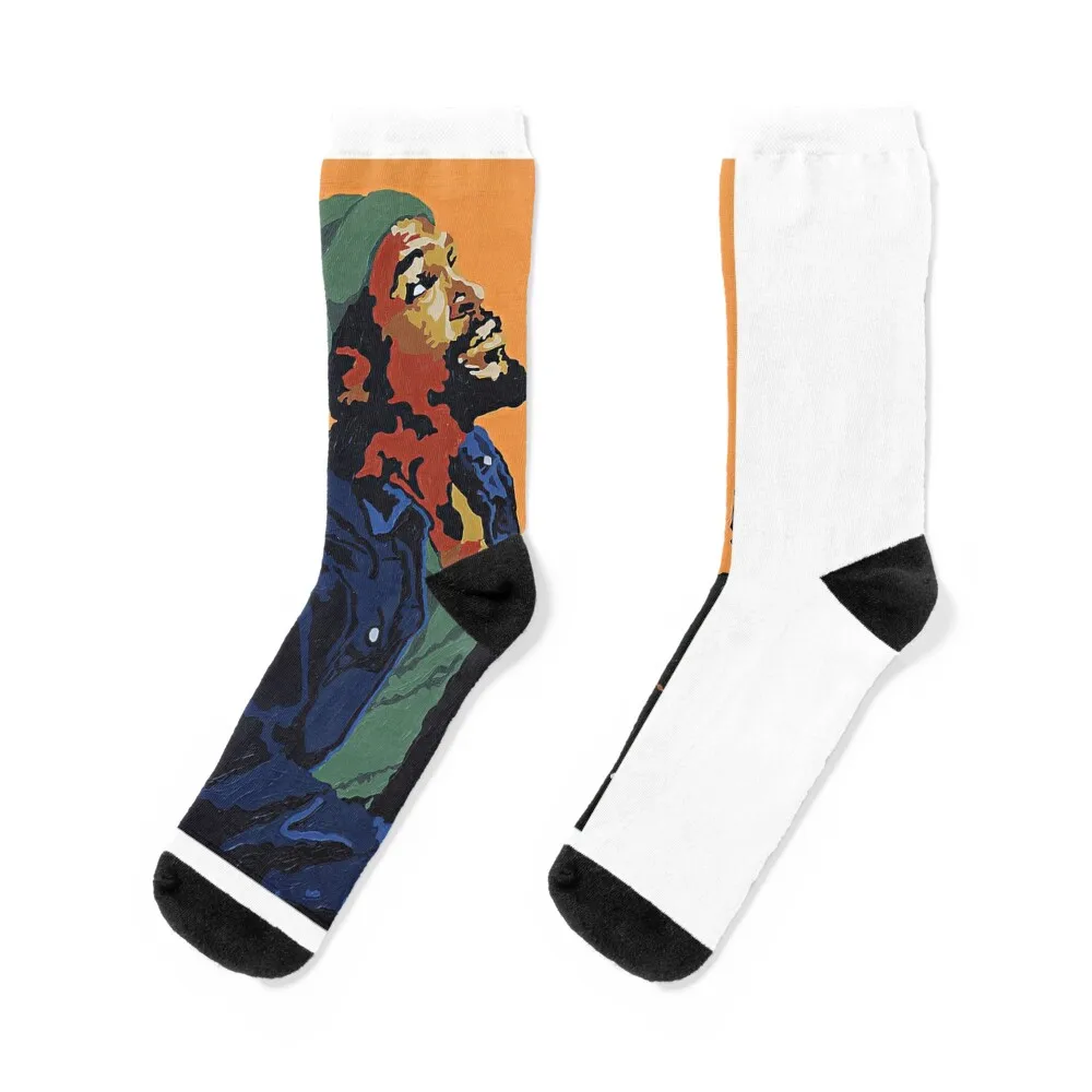 

marvin gaye Socks hiphop Men's Argentina Stockings man Luxury Woman Socks Men's