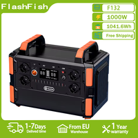Flashfish F132 Portable Power Station 1000W Solar Generator 1041.6Wh Battery Home Backup Outdoor Camping Travel Mobile power