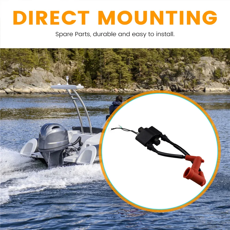 الدقة 339-879147T71 ملف الإشعال للمحرك الخارجي لـ Mercury Quicksilver 10HP 15HP 20HP Nissan Tohatsu 3BJ-06040-0 3BJ06040 #5