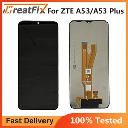 6.52 Pollici Nero Per ZTE Blade A53 A53 + Plus Display LCD Touch Screen Digitizer Pannello di Montaggio di Ricambio LCD ZTE BLADE A53 + LCD