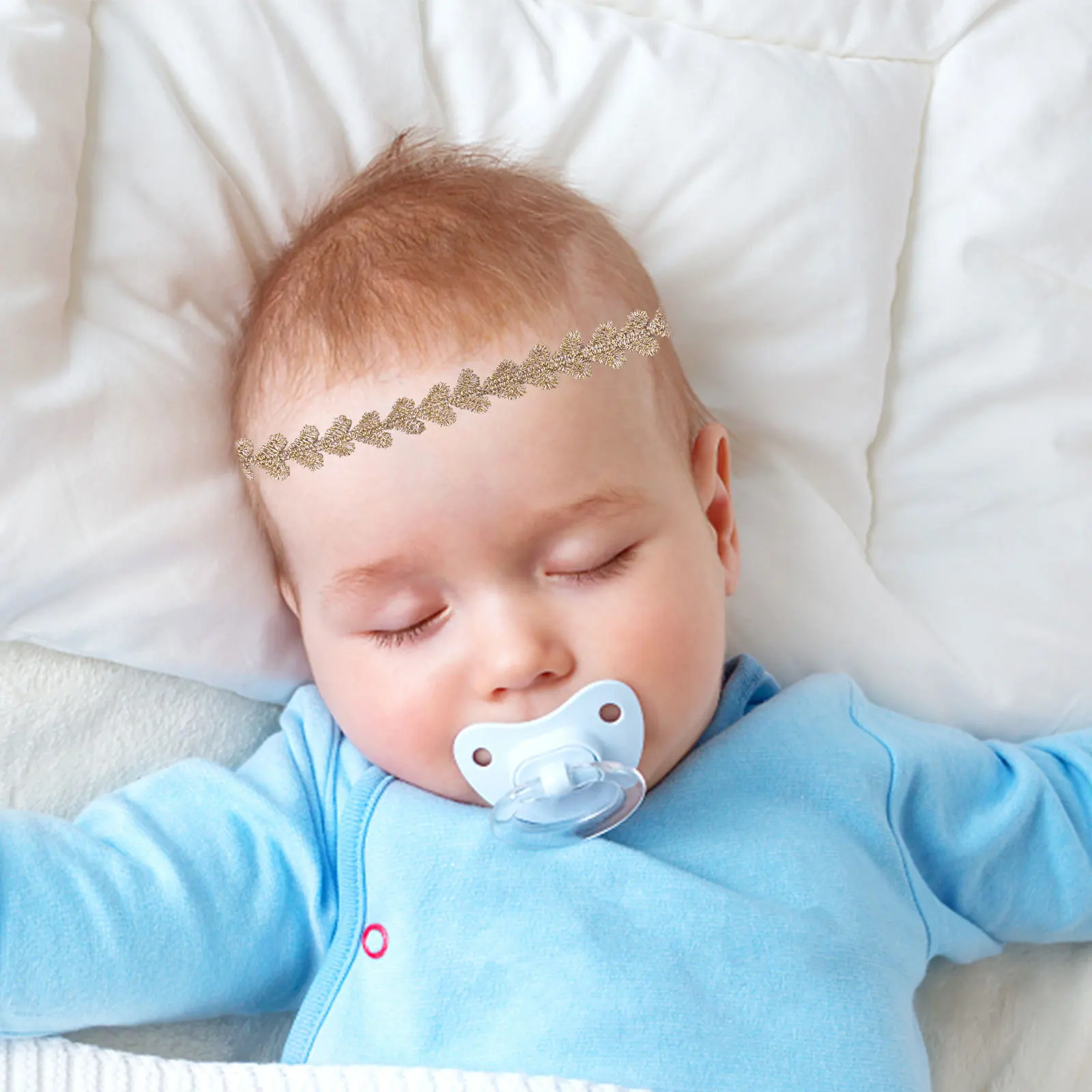 

6Pcs Cute Flower Headbands Lace Hairband for Baby Girls Holiday Party Decoration Infant Headwear Photo Prop Children Gift