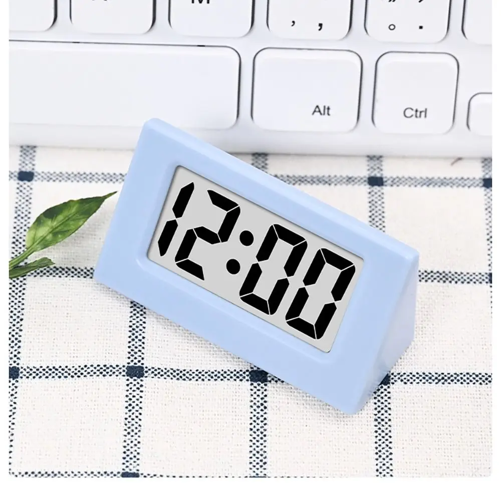 Home Office Bedroom Decor Mini LED Clock Cute Portable Screen Desktop Clock Mute 24Hour Electronic Digital Clocks Student