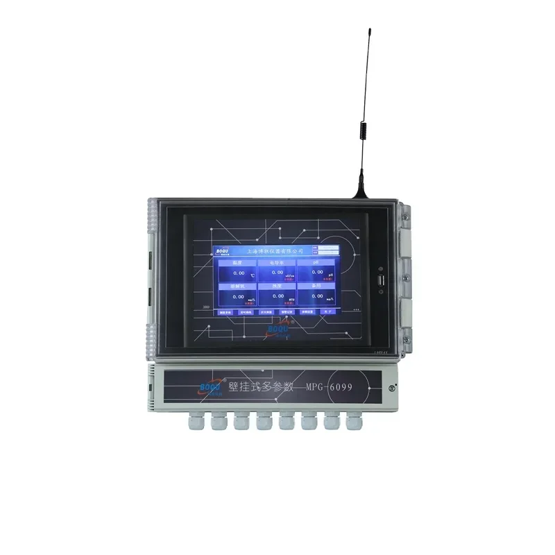Multi-parameter water quality instrument use for waste water aquaculture online monitoring remote data collecting MPG-6099