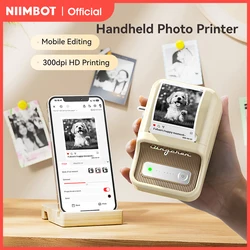 Niimbot B21 Pro 300DPI HD Printing Portable Thermal Printer Self-adhesive Label Printer Sticker Maker For Photos Receipts Note