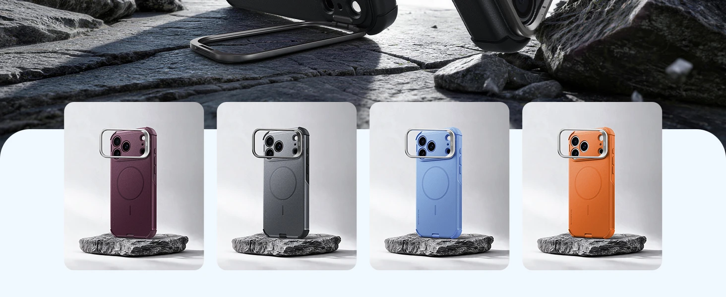 ESR für iPhone 18 Pro Max & 17 Pro Max MagSafe Handyhülle Ultra Slim Militärqualität Sturzschutz-Cover mit Kamerasteuerung – Detail 35