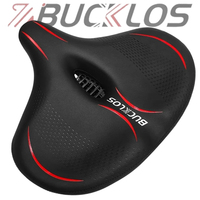 BUCKLOS Oversized Bicycle Saddle Ergonomic Comfortable Bicycle Seat Long Distance Cycling Widen Thicken Bike Saddle Parts