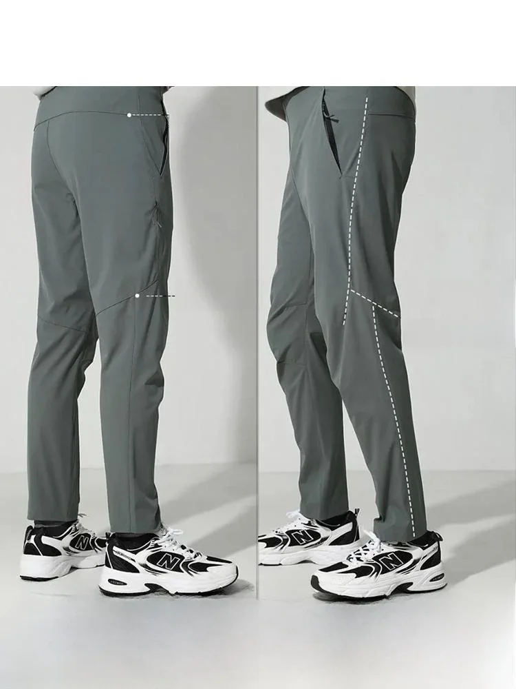 

Уличные мужские легкие ветрозащитные водонепроницаемые дышащие повседневные мягкие длинные брюки с 4D стерео резки удобные для поездок на работу