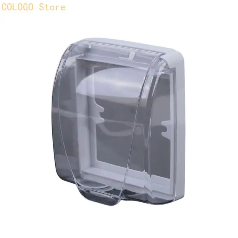 86 Type Socket Protector Electric Plug Cover Splashes Guard Box Replacement Wall Socket Switches Waterproof Cover Enduring D0LD