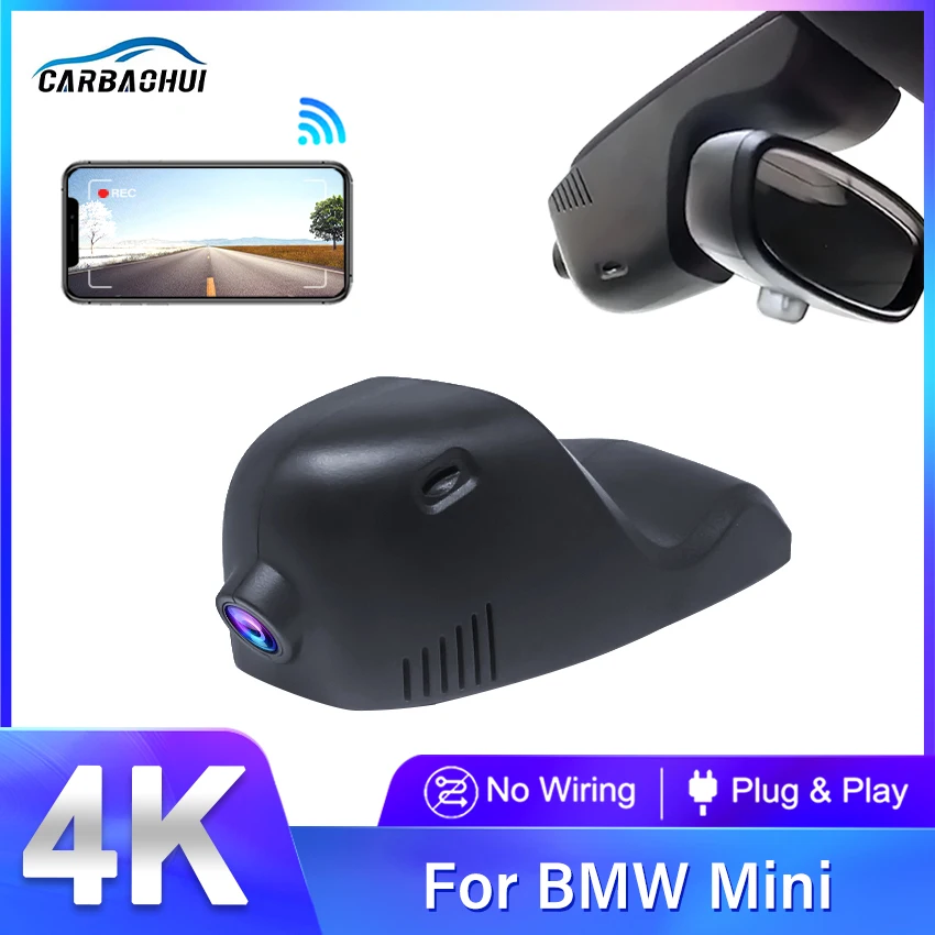 4K Plug and Play Easy installation Wifi Car Video Recorder DVR Dashcam For BMW MINI Countryman CLUBMAN F56 F55 F54 2018-2022