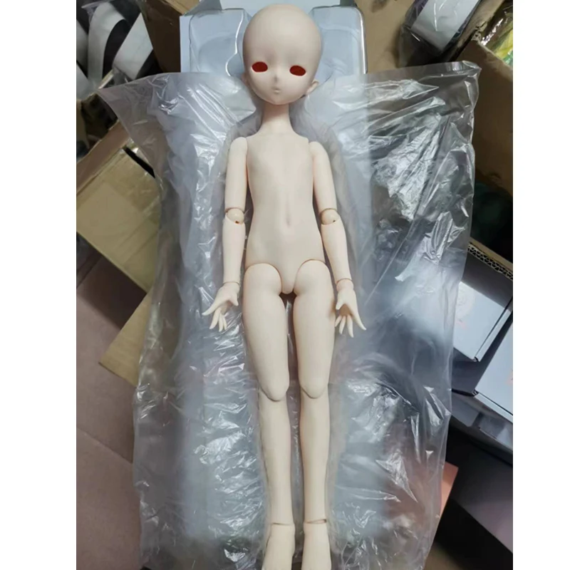 4 Types Head for Choose 45cm Boy 1/4 Imomodoll PVC White/ Tan Skin Body Wihout Makeup Dress Up Toys