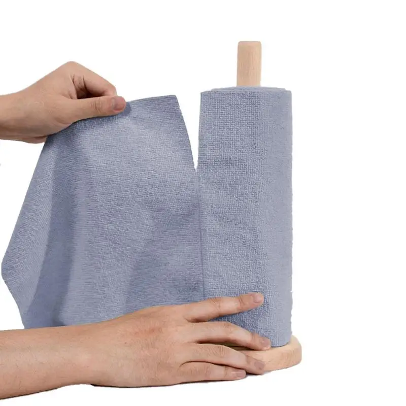 Reusable Wipes Roll Washable Microfiber Cleaning Cloth Roll Convenient and Practical Paperless Towels Roll Tear Away Towels