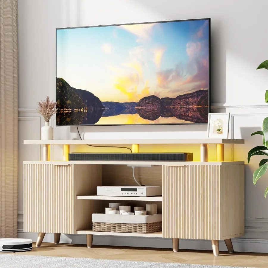 Fluted Tv Stand For… - image