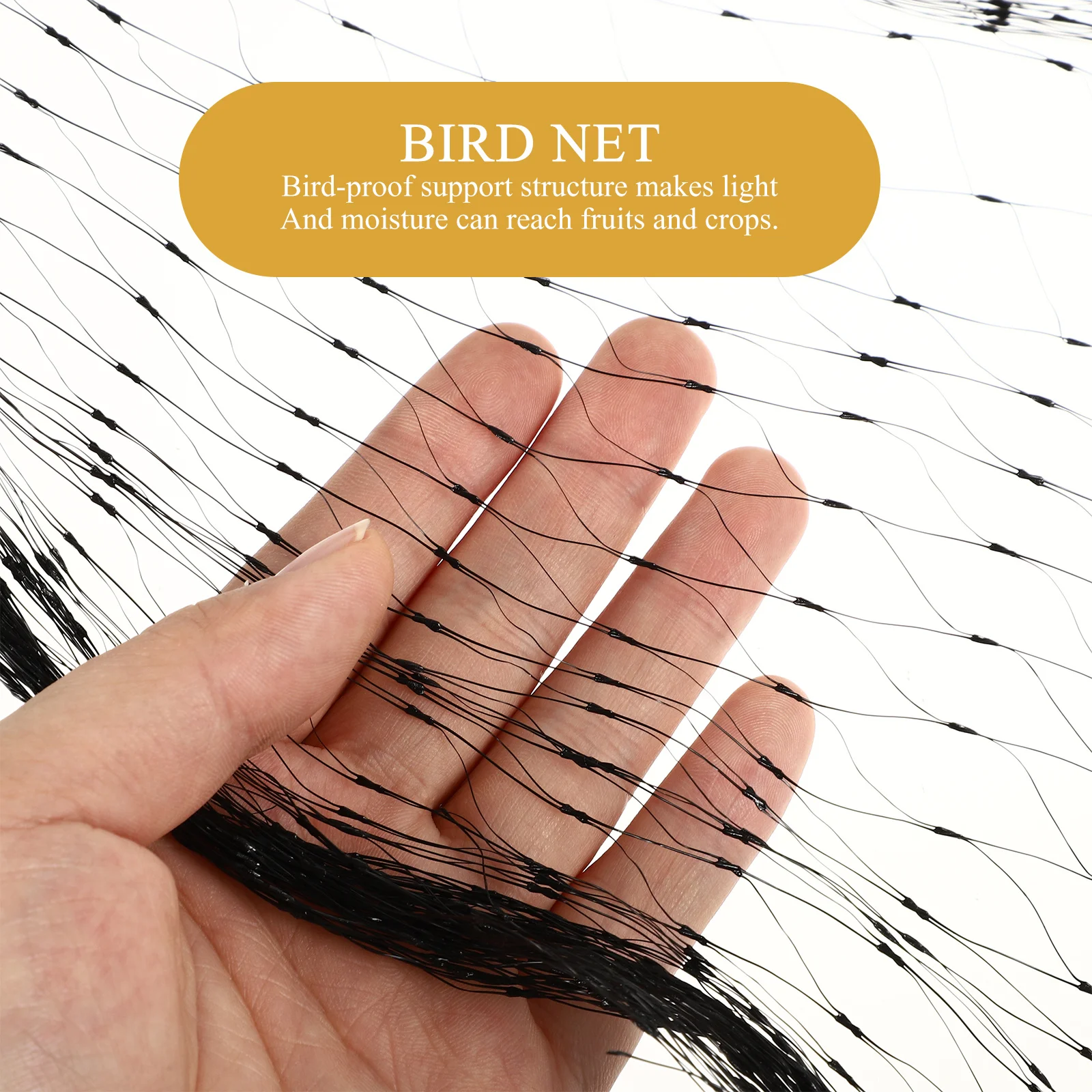 

Protection Net Anti Bird Netting Durable Pe Lightweight Heavy Duty Fine Mesh Easy to Use for Garden Plants Net