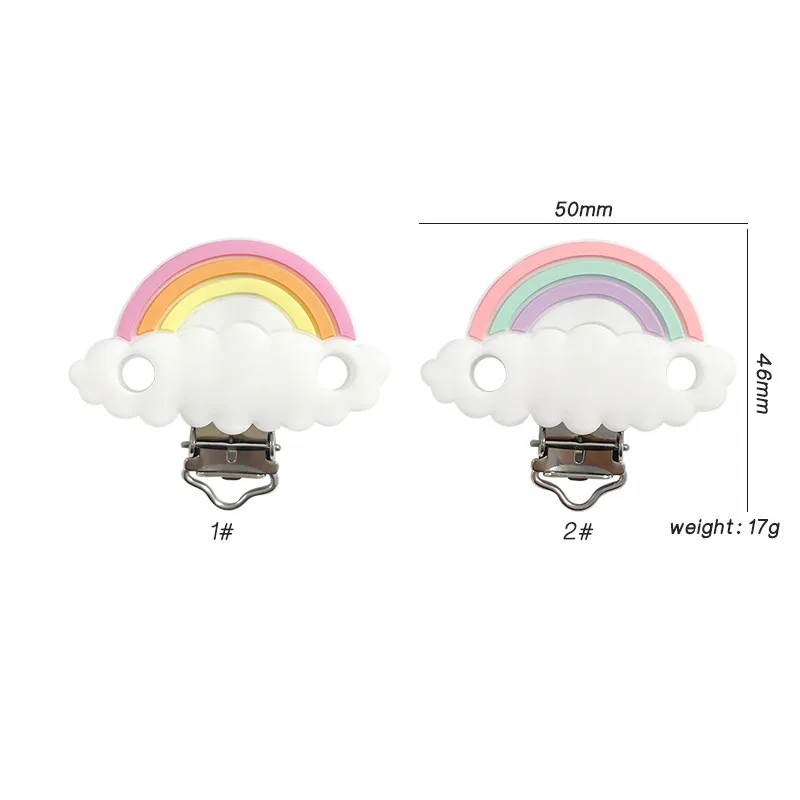 10 قطعة لهاية سيليكون سلسلة مقاطع DIY بها بنفسك ألعاب التسنين للأطفال عضاضة كليب قلادة حبة أداة Nurs هدية الحلمة ملحقات السلسلة