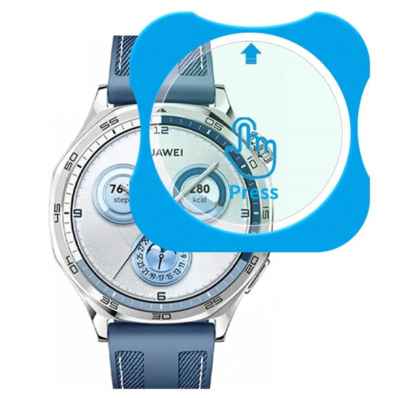 화웨이 워치 GT6 46mm 41mm용 강화유리 1-3개, 도구 포함 간편 설치 화면 보호기, 화웨이 GT6 GT5 GT5Pro 46mm 42mm용