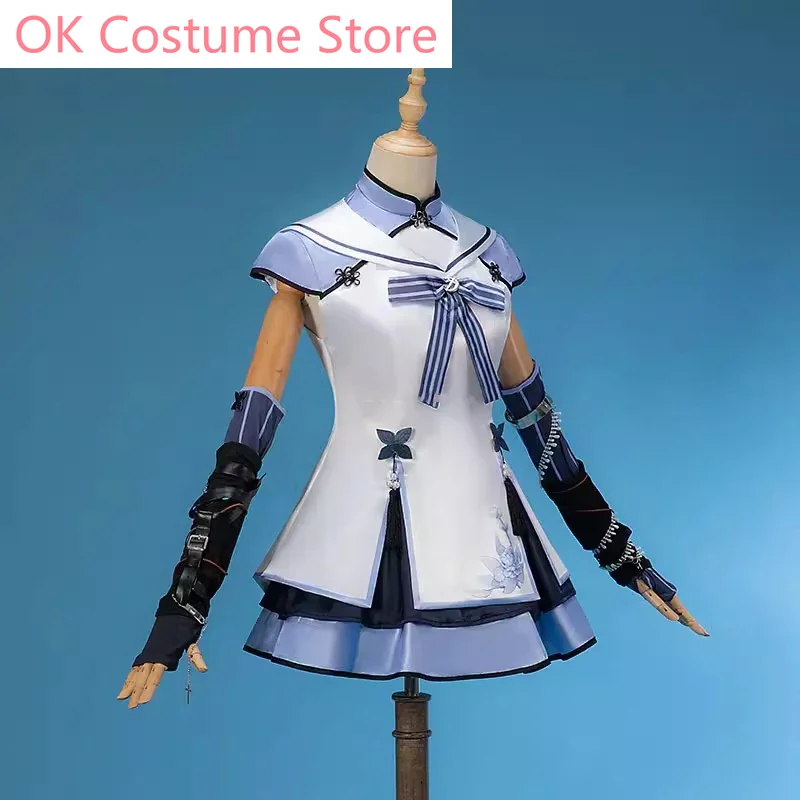 Vtuber Seren Azuma Game Suit Sweet Lovely Uniform Cosplay Costume Halloween Party Role Play Outfit Women XS-3XL