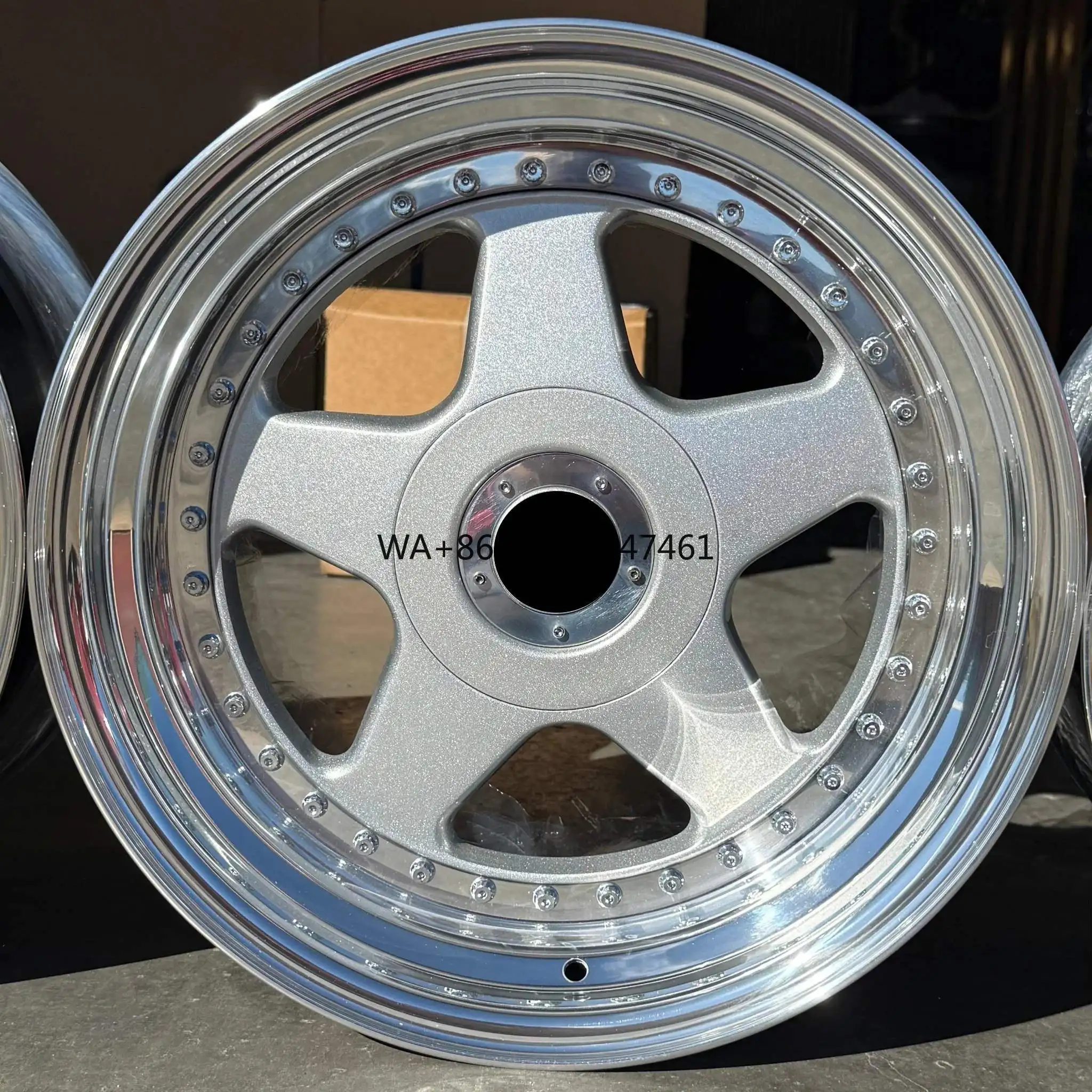 

Forged 3 Piece Wheel for Futura BMW E34 M5 E39 E24 M6 E28 E36 E30 M3 E90 Custom 17 18 Inch Rims Polished Alloy 5x120 Wheel