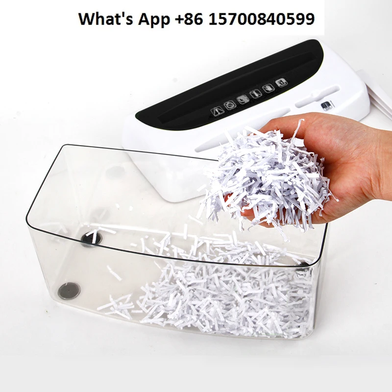 

Convenient hand shredder office home desktop shredder can shred A4 paper shredded disc photo