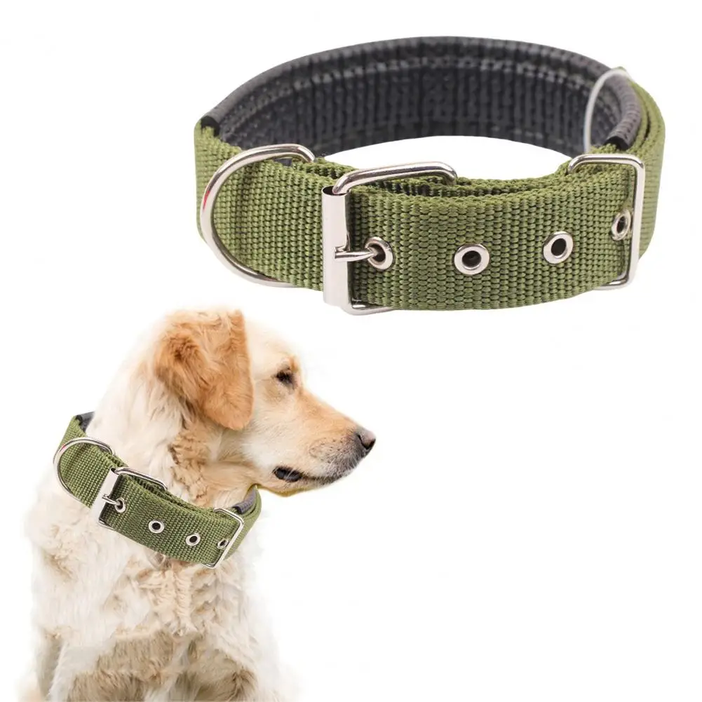 Pet Neckband Nylon Pet Collar Adjustable Strap Dog Leash With Traction Ring Pet Supplies for Small Medium Dogs