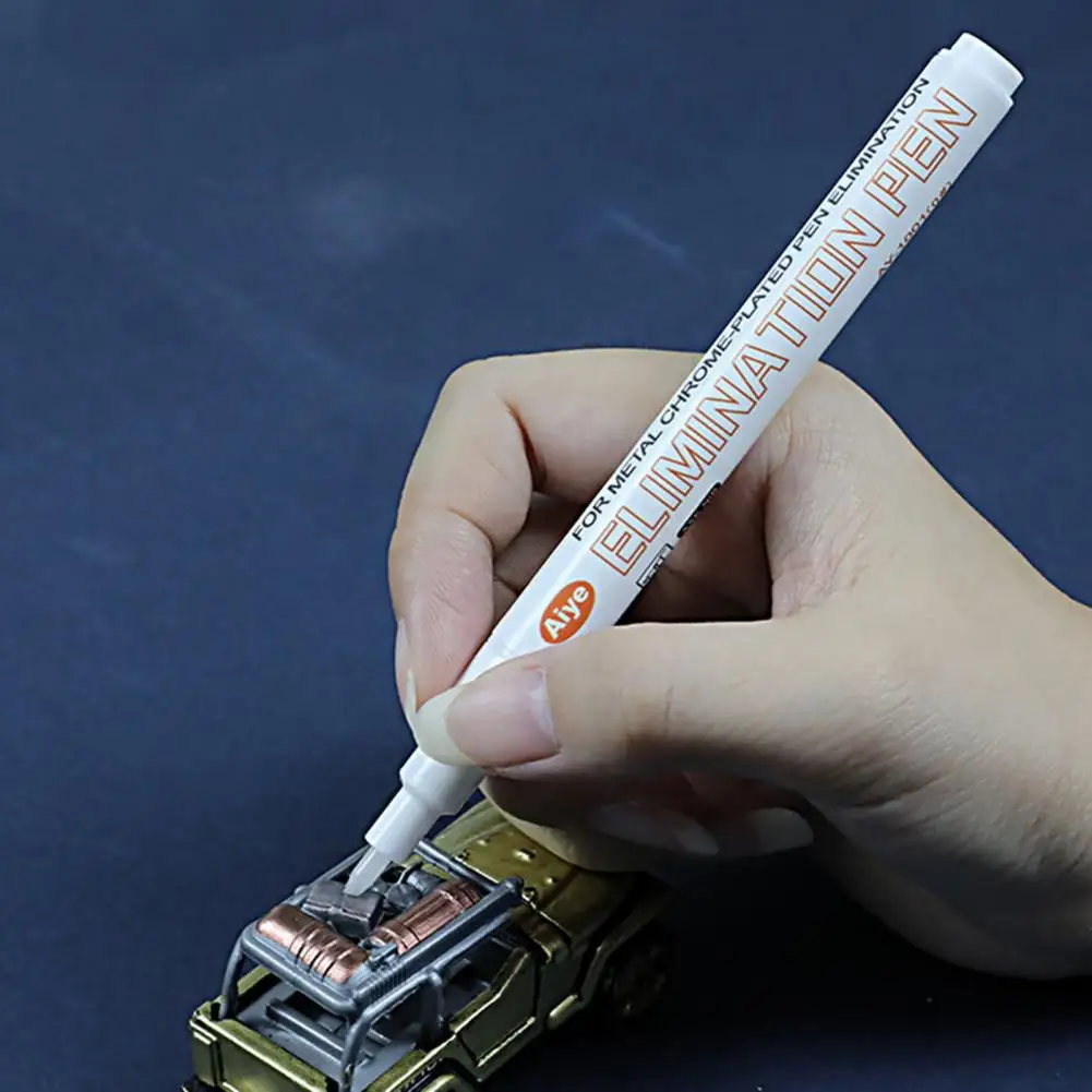 

13cm Metal Chrome Marker Pen Golden Waterproof Model Painting Marking DIY Art Projects Mirror Liquid Paint Pen Home Supplies