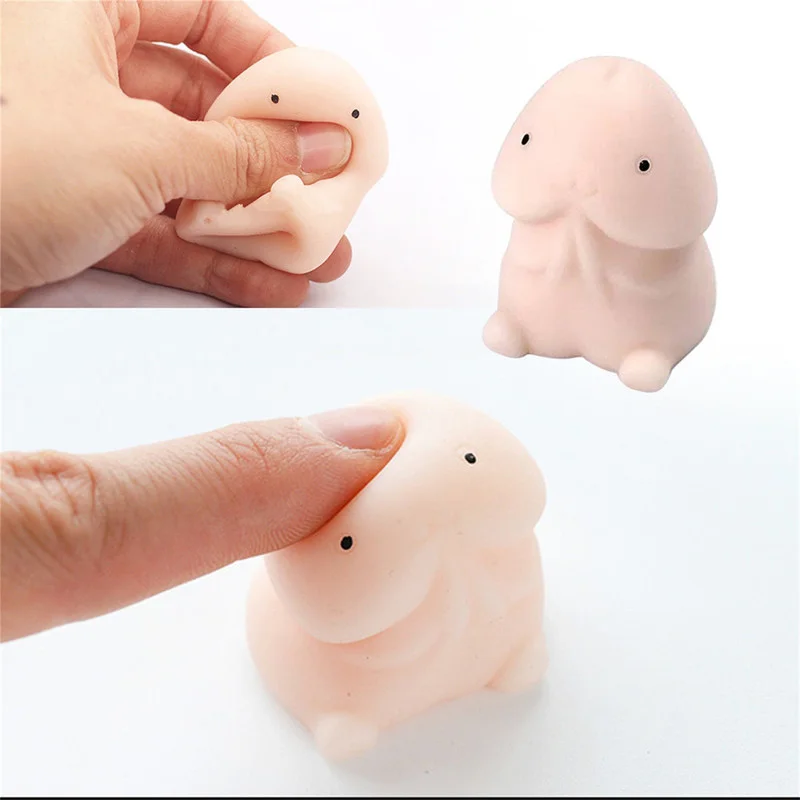 Funny Penis Shape Slow Rebound PU Decompression Toy Slow Rising Toys Stress Relief Relax Pressure Toys Interesting Gifts eiyuden chronicle rising ps4