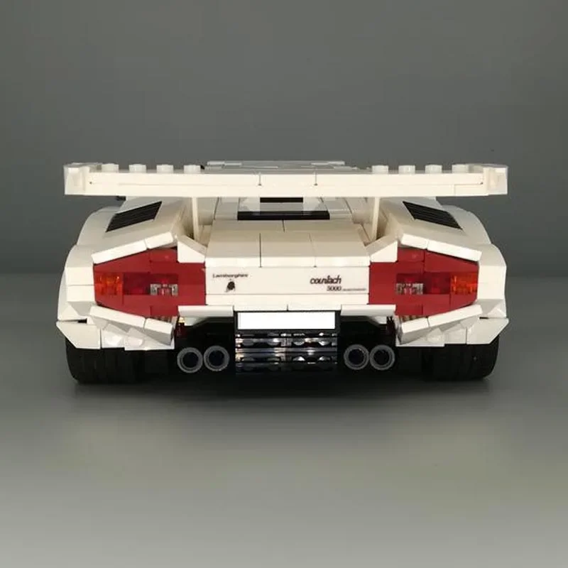 New Technical Series MOC-133279 Countach LP5000S QV  Hypercar Super Racing Car  Model Building Blocks Kid Toys Birthday Gifts