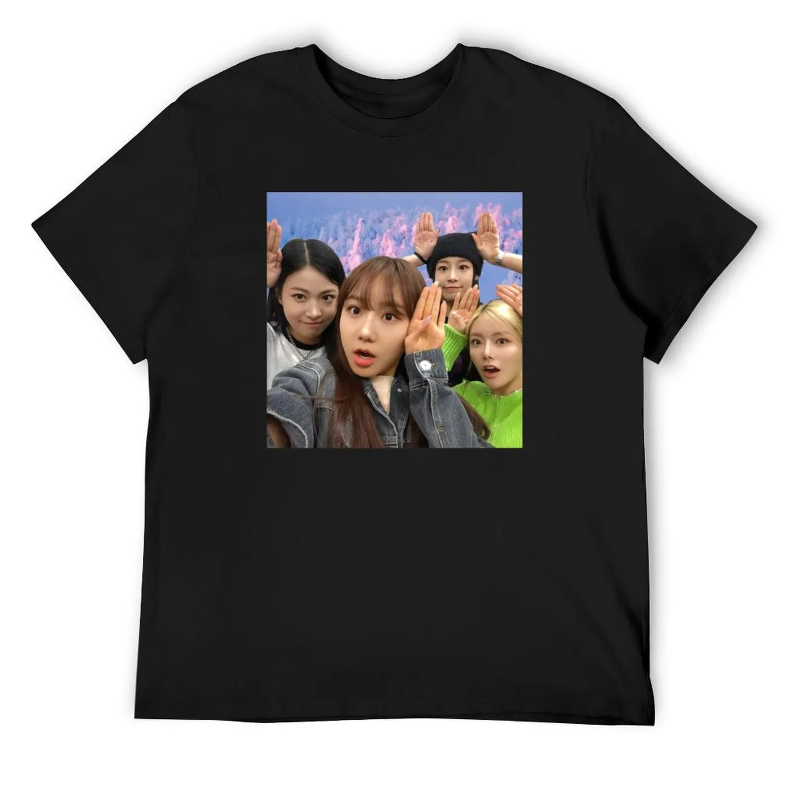 

FIFTY FIFTY - kpop T-Shirt anime tshirt vintage graphic tee blacks men clothings