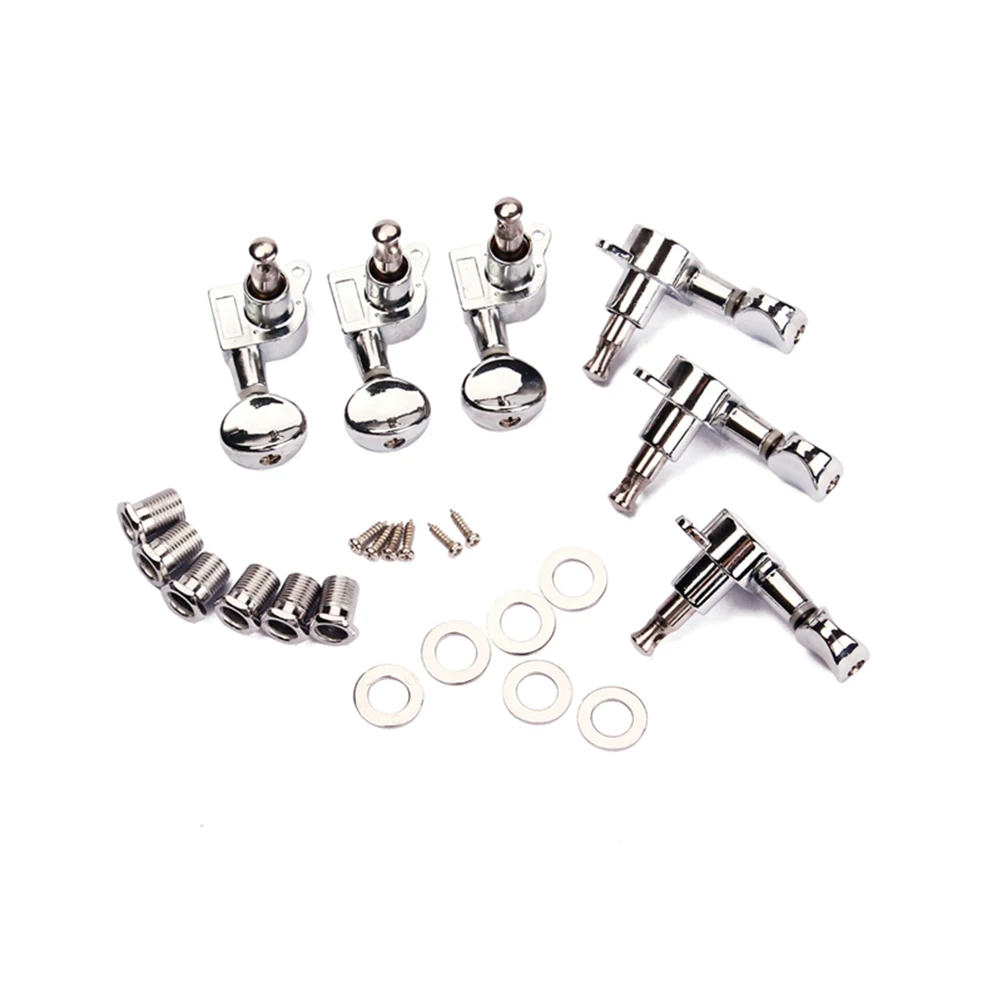 

Rotating Toys Pack of Guitar Tuners Machine Heads Electric Replacement Parts Tuning Pegs Concave
