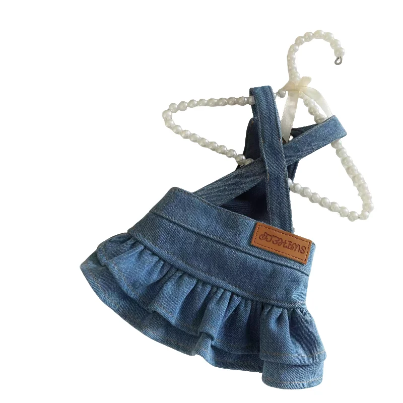 

Summer Dog Clothes Denim Jeans Dress Chihuahua Puppy Skirt Yorkie Shih Tzu Maltese Pomeranian Bichon Poodle Schnauzer Clothing