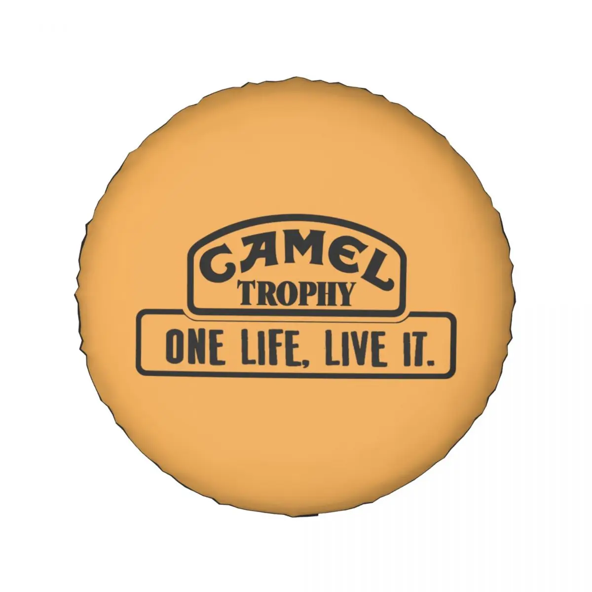 Custom Camel Trophy One Life Live It Tire Cover Case Bag Pouch for Jeep Car Wheel Protectors Accessories 14